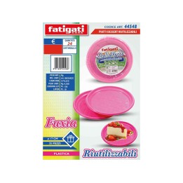 PIATTI DESSERT 25PZ FUXIA