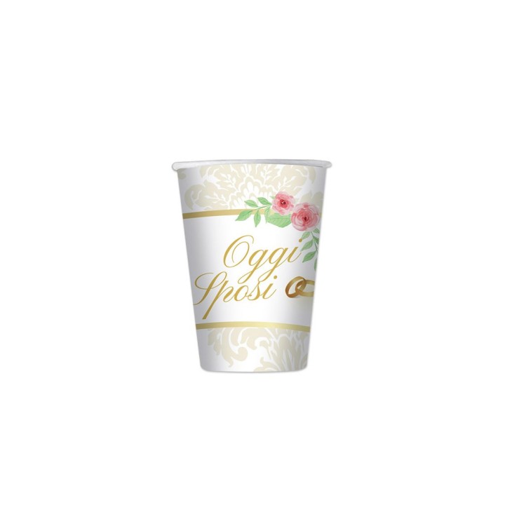 BICCHIERI ROMANTIC WEDDING CC. 250 8PZ
