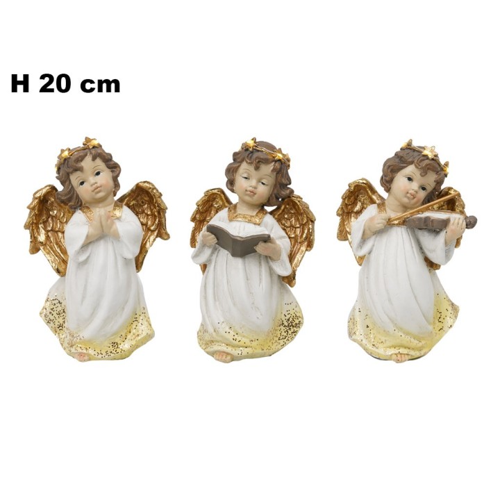 ANGELI CON LED 20CM - 3 ASST.