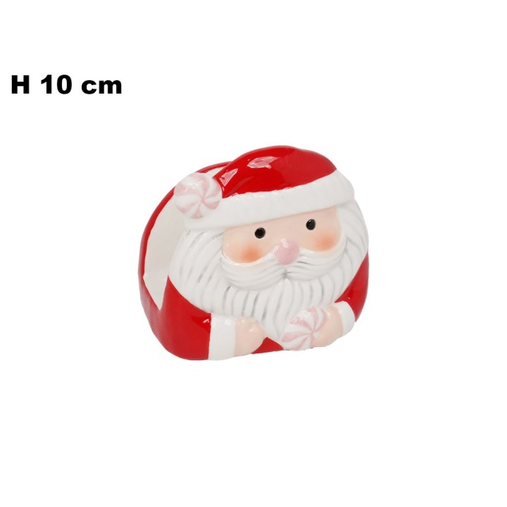PORTATOVAGLIOLI BABBO NATALE 10,5 CM