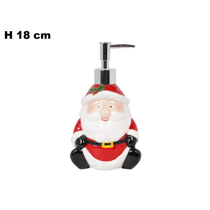 DISPENSER SAPONE BABBO NATALE 18,5 CM