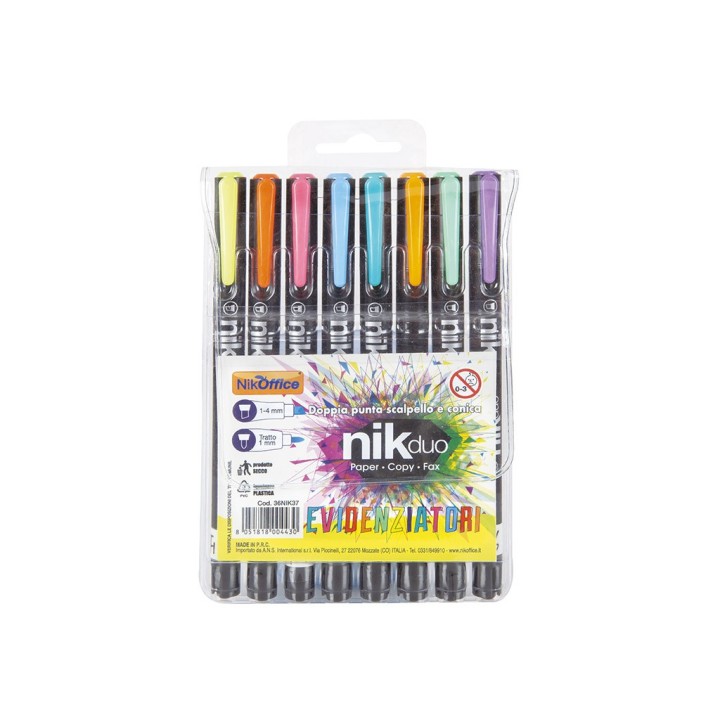 EVIDENZIATORI DOUBLE TIPS 8PZ 36NIK037