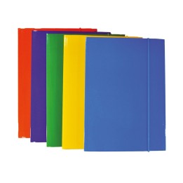 CARTELLA C/ELASTICO 3 LEMBI 26,2X34,8CM