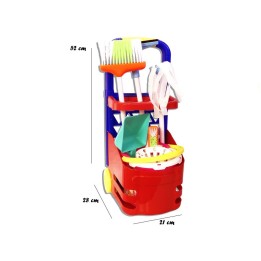 SET PULIZIA CON TROLLEY +ACC. 11537
