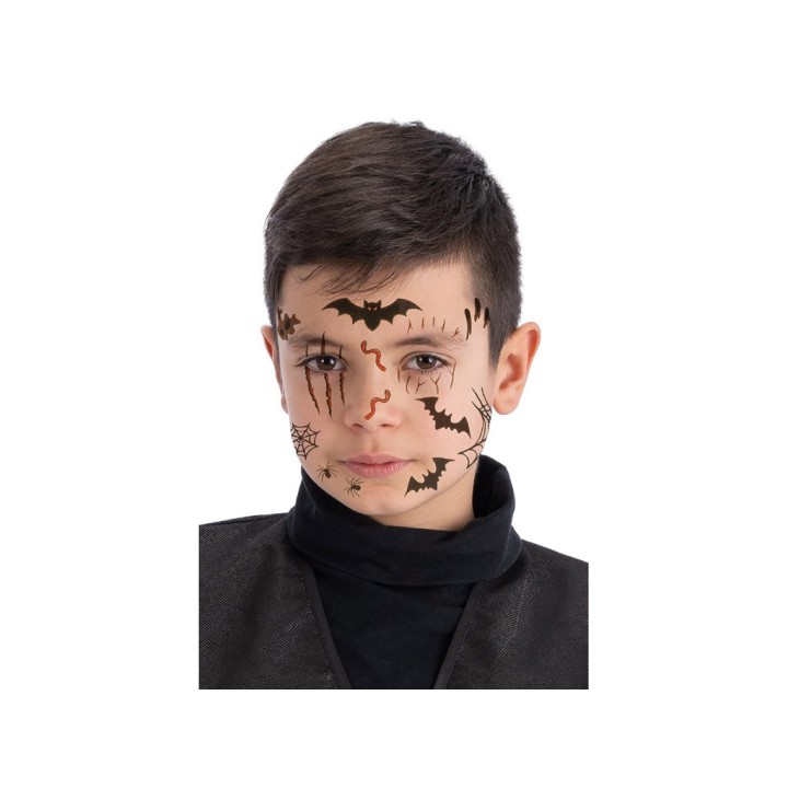 CARTELLA TATUAGGI VISO PIPISTRELLI