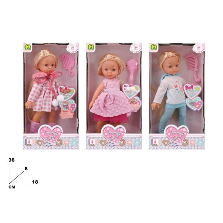 BAMBOLA TRENDY GIRL CM 32