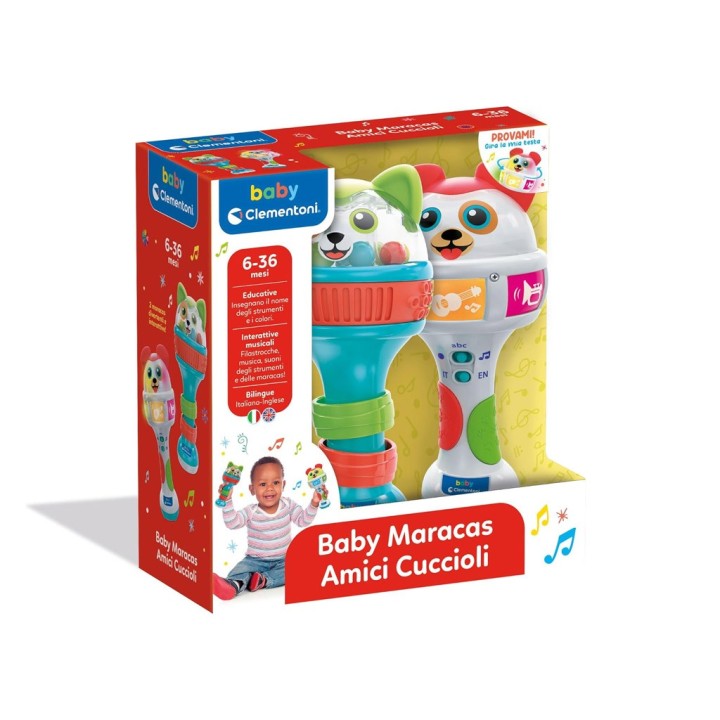 BABY MARACAS AMICI CUCCIOLOTTI 17985