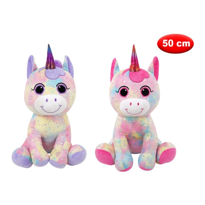 PELUCHE UNICORNO GLAMMY 50CM