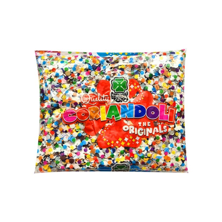 CORIANDOLI COLORATI BUSTA DA 200 GR
