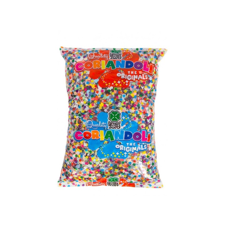CORIANDOLI COLORATI BUSTA DA 400 GR