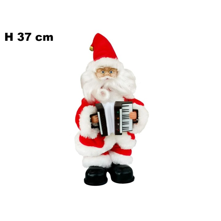 BABBO DI NATALE CHE SUONA 37 CM