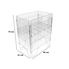 BANCARELLA METAL CM 40x60x75