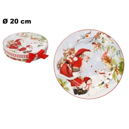 SET 2 PIATTI 20,5 CM DECORATIVO NAT