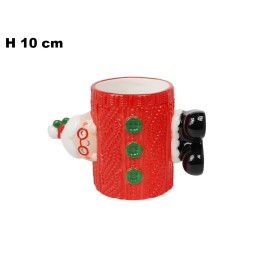 TAZZA NONNINA DECORATIVA NATALIZIA