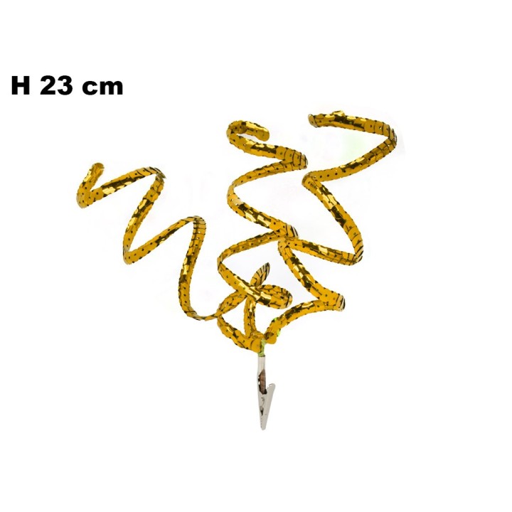 RAMO DORATO NATALIZIO 23 CM