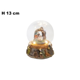 AMPOLLA CON NATIVITA' 13 CM CON LED