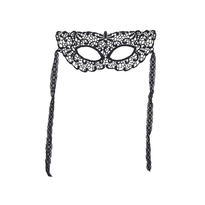 MASCHERA NERA IN PIZZO