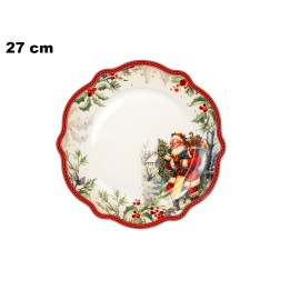 PIATTO BABBO NATALE 27 CM