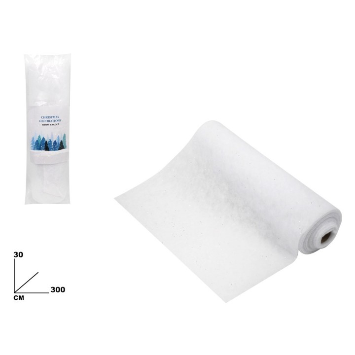 COPERTURA DI NEVE FINTA CON GLITTER ARG