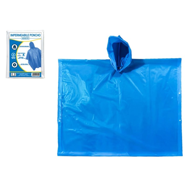 IMPERMEABILE PONCHO ADULTO