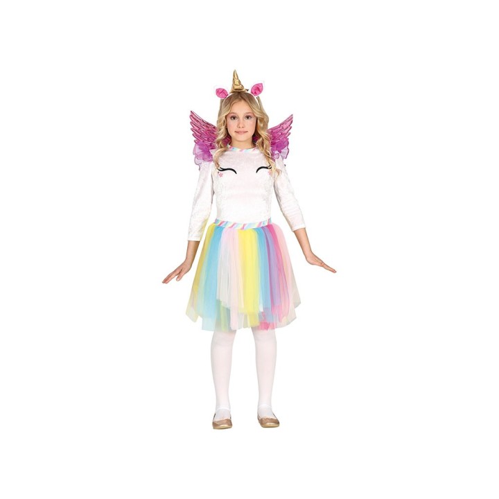 COSTUME RAINBOW UNICORNO 3-4 ANNI