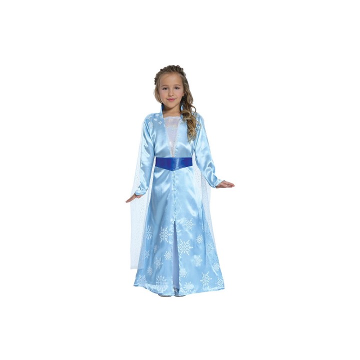 COSTUME PRINCIPESSA DEL GHIACCIO 5-6 ANN