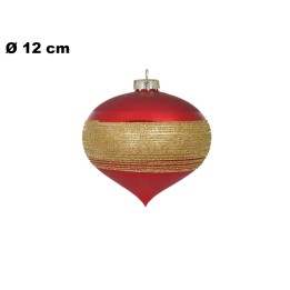 SFERA NATALIZIA DI VETRO 12 CM