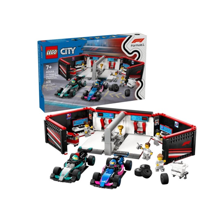 LEGO CITY GARAGE MERCEDES AMG-ALPINE F1