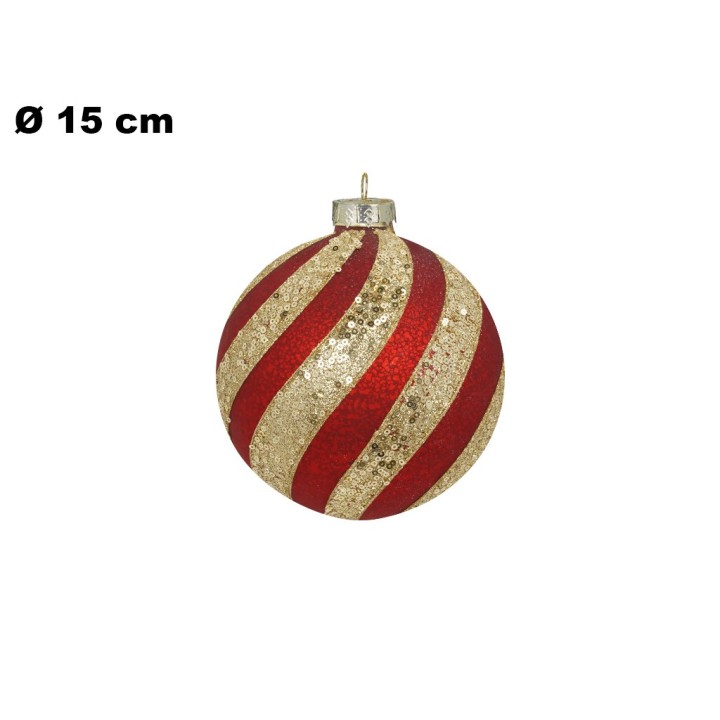 SFERA NATALIZIA 15 CM CON LED