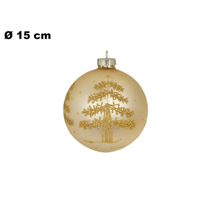 SFERA NATALIZIA 15 CM CON LED