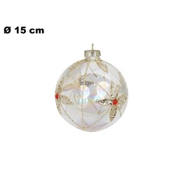 SFERA NATALIZIA 15 CM CON LED