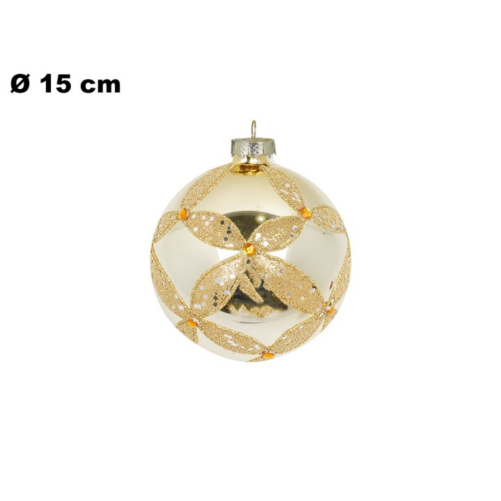 SFERA NATALIZIA 15 CM CON LED