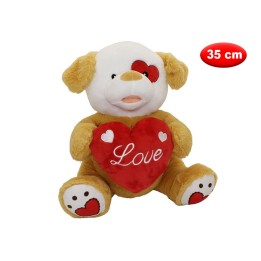 CANE PELUCHE CON CUORE 69328