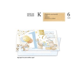 PORTASOLDI COMPLEANNO 1 ANNO NU.9039