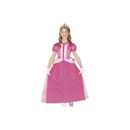 COSTUME PRINCIPESSA ROSA BIMBA 7- 9 ANNI