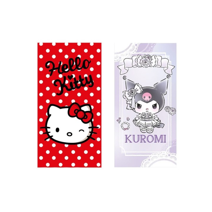 TELO MARE MICROFIBRA HELLO KITTY 70X140