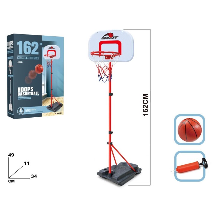 BASKET CON PIANTANA 162CM