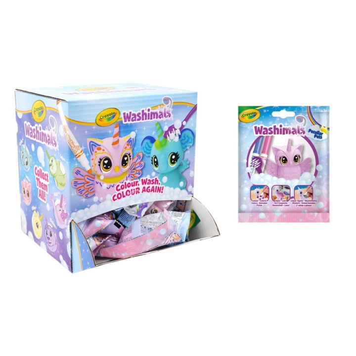 CRAYOLA WASHIMALS PETS PASTEL 74-0240