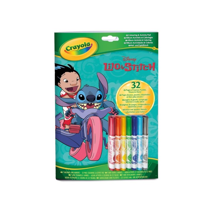 CRAYOLA ALBUM ATTIVITA' STITCH 04-0865