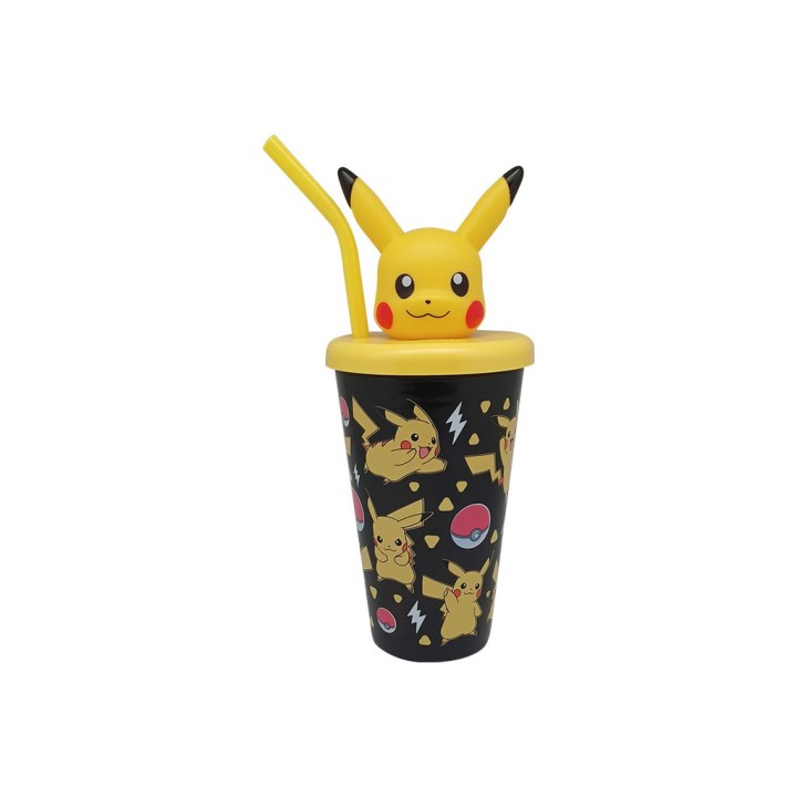 BICCHIERE CON CANNUCCIA POKEMON PK00028