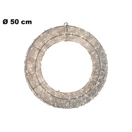 CORONA NATALIZIA 50 CM LUCE CALDA500 LED