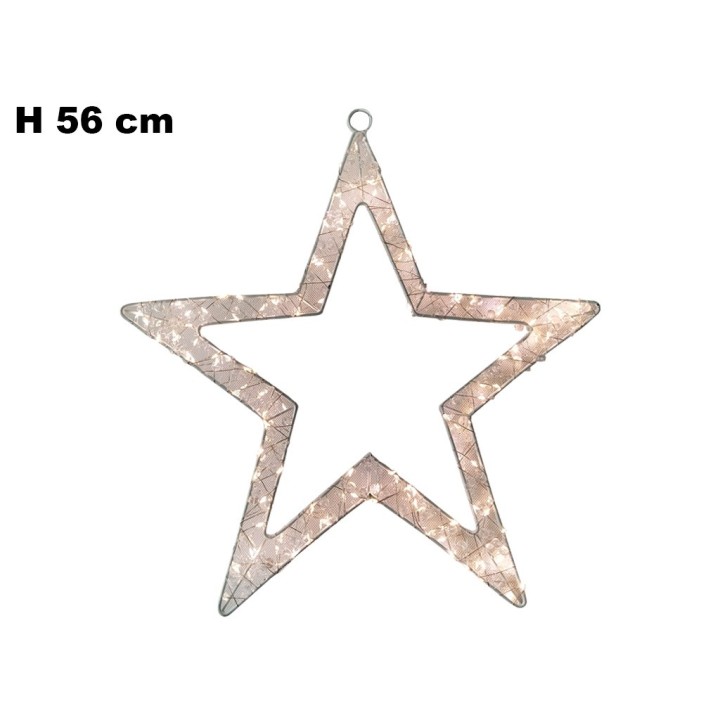 STELLA NATALIZIA 56 CM LUCE CALDA300 LED