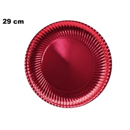 PIATTO TONDO ROSSO 29 CM