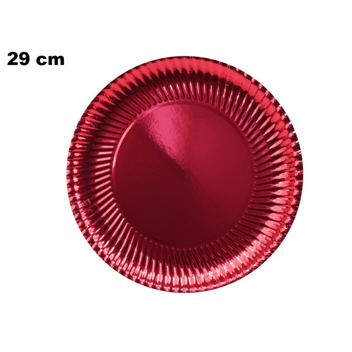 PIATTO TONDO ROSSO 29 CM