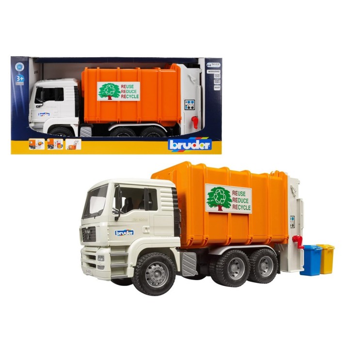 MAN TGA TRASPORTO RIFIUTI ARANCIONE 0272