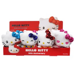 PELUCHE HELLO KITTY 50ESIMO 16CM ASS.