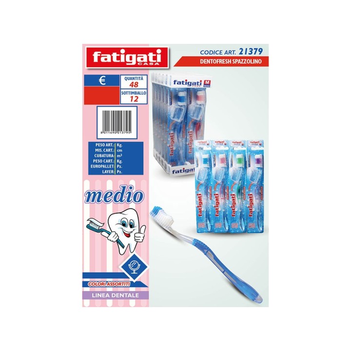 DENTOFRESH SPAZZOLINO FATIGATI MEDIO