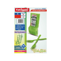 FORCHETTA 30PZ VERDE ACIDO