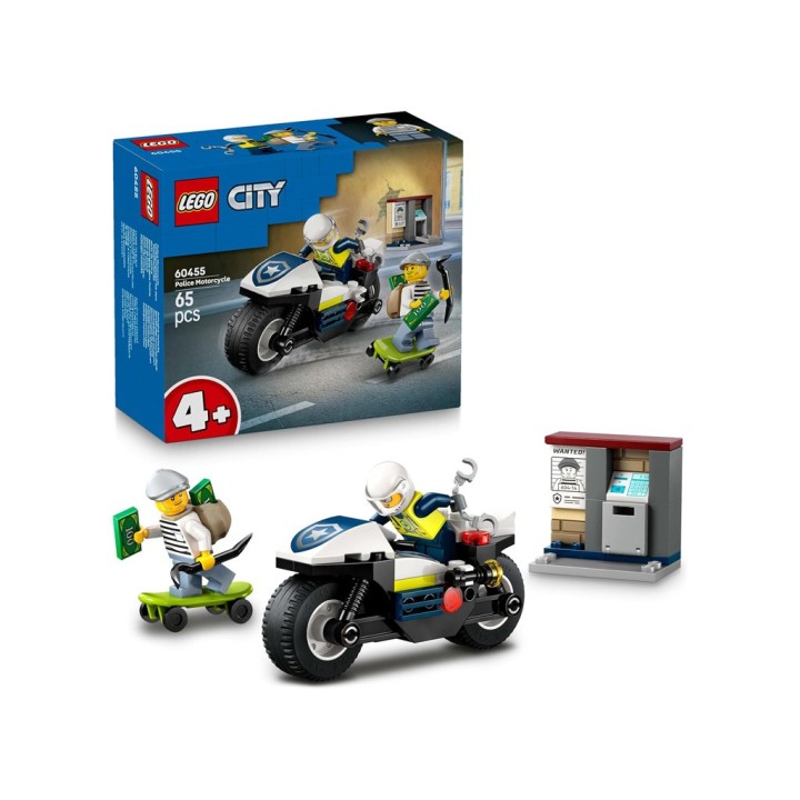 LEGO CITY INSEGUIMENTO MOTO POLIZIA 604