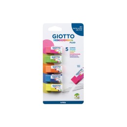 GIOTTO BLISTER MINIGOMMA FLUO F025200
